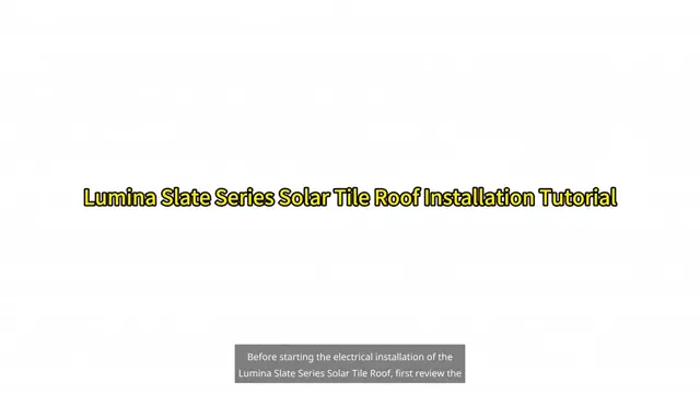 Solar Wiring